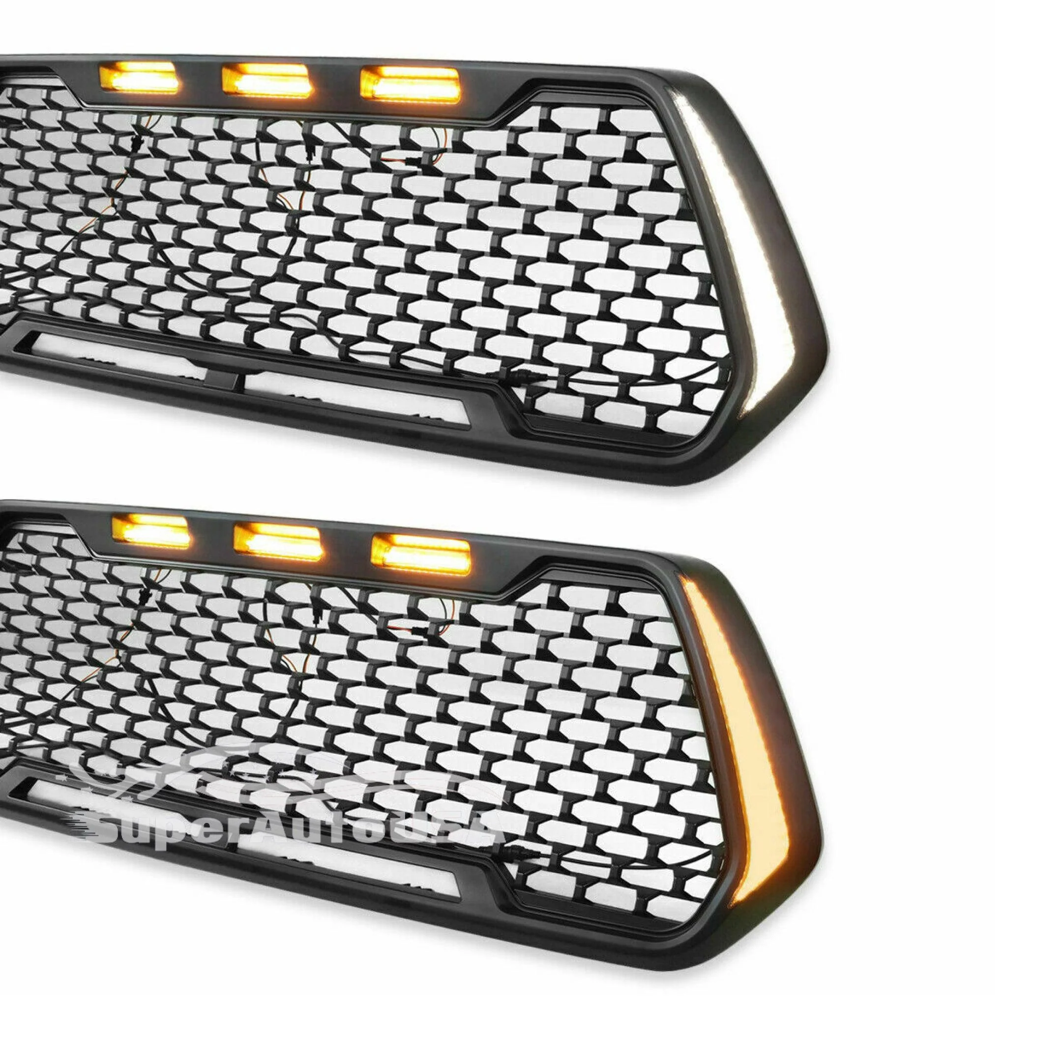 Fits Toyota Tacoma (2016-2021) Front Grille w/ Turn Signal LED Day Light - Image 5