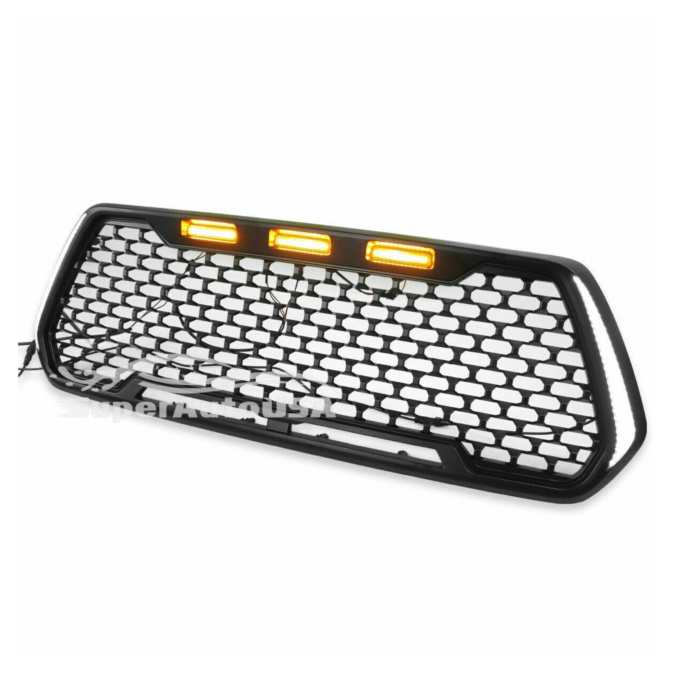Fits Toyota Tacoma (2016-2021) Front Grille w/ Turn Signal LED Day Light - Image 6