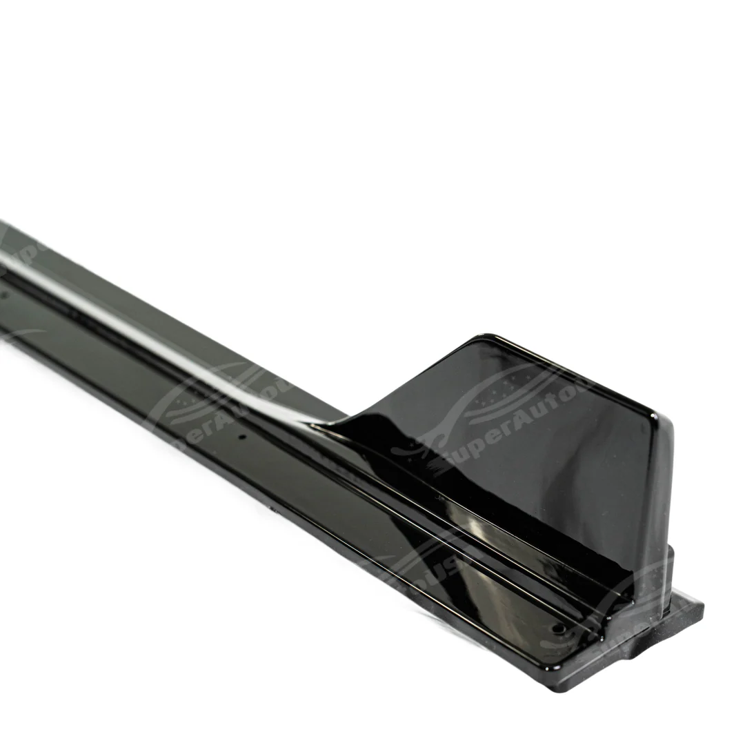 GT500 Style Gloss Black Side Skirt Extension Splitter W/ Winglet For 2024-2026 Ford Mustang S650 - Image 8