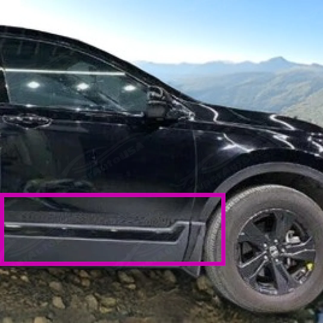 Honda CRV 17-21 Water-Proof Black Chrome molding Side Door Trim - Image 3