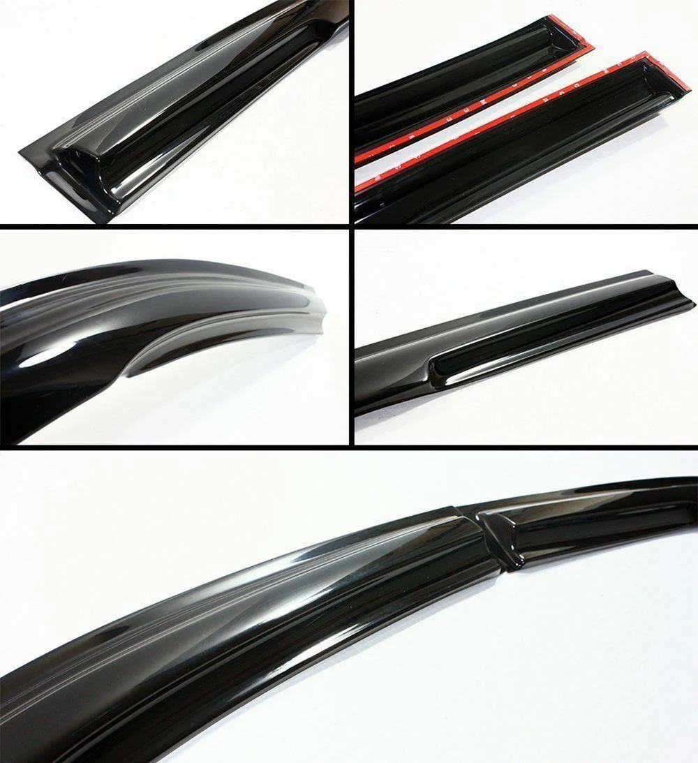 Fit 2012-2016 HONDA CRV CR-V 3D Mugen Style Vent Window Visors Rain Sun Wind Guards Shade Deflectors - Image 5