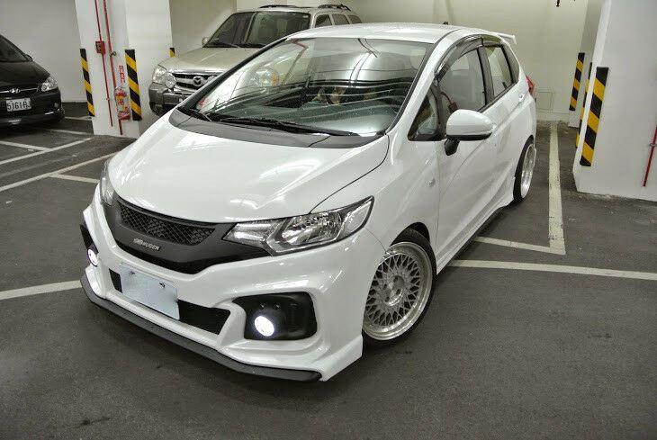 Fit 2015-2020 HONDA FIT JAZZ HATCHBACK 3D Mugen Style Vent Window Visors Rain Sun Wind Guards Shade Deflectors - Image 2