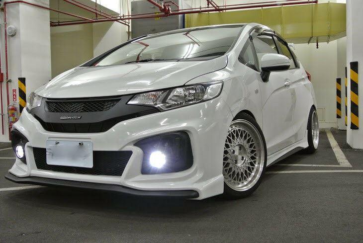 Fit 2015-2020 HONDA FIT JAZZ HATCHBACK 3D Mugen Style Vent Window Visors Rain Sun Wind Guards Shade Deflectors - Image 4