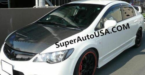 Fit 2006-2011 Honda 8TH CIVIC SEDAN 3D Mugen Style Vent Window Visors Rain Sun Wind Guards Shade Deflectors - Image 6