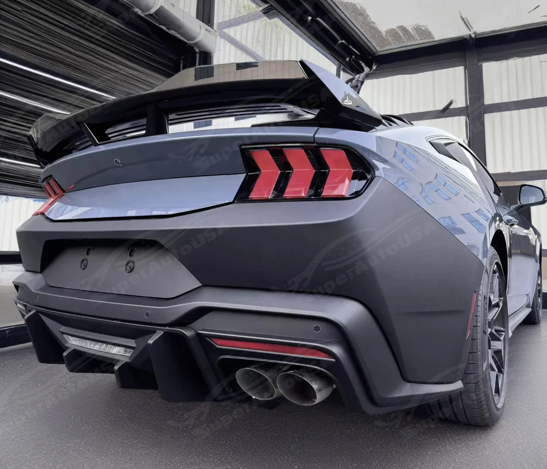 Dark Horse Competition Style Rear Bumper Cover Fits Ford Mustang 2024-2025 - Image 3