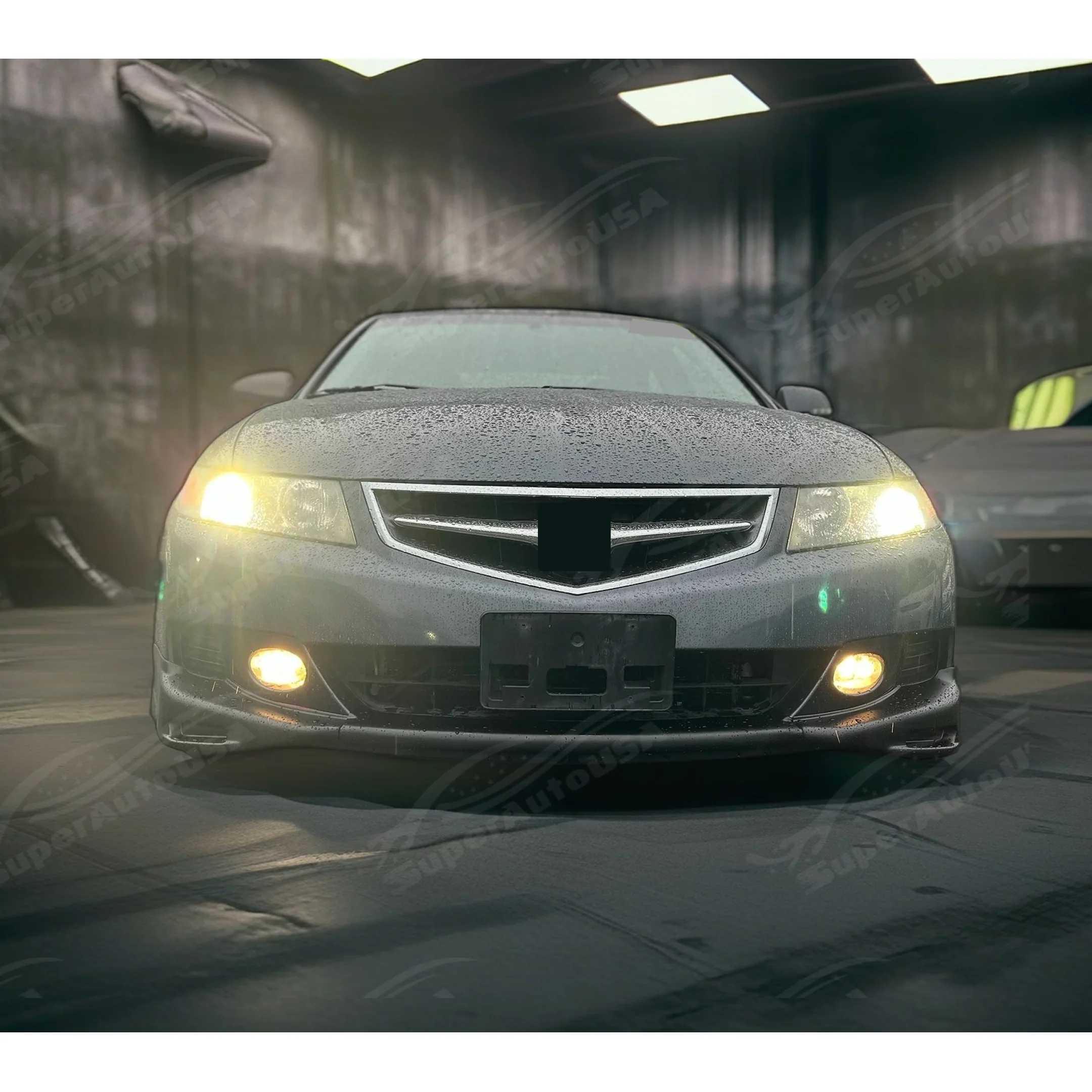 Matte Black Front Bumper Splitters Fit Acura TSX (2004-2009) - Image 5
