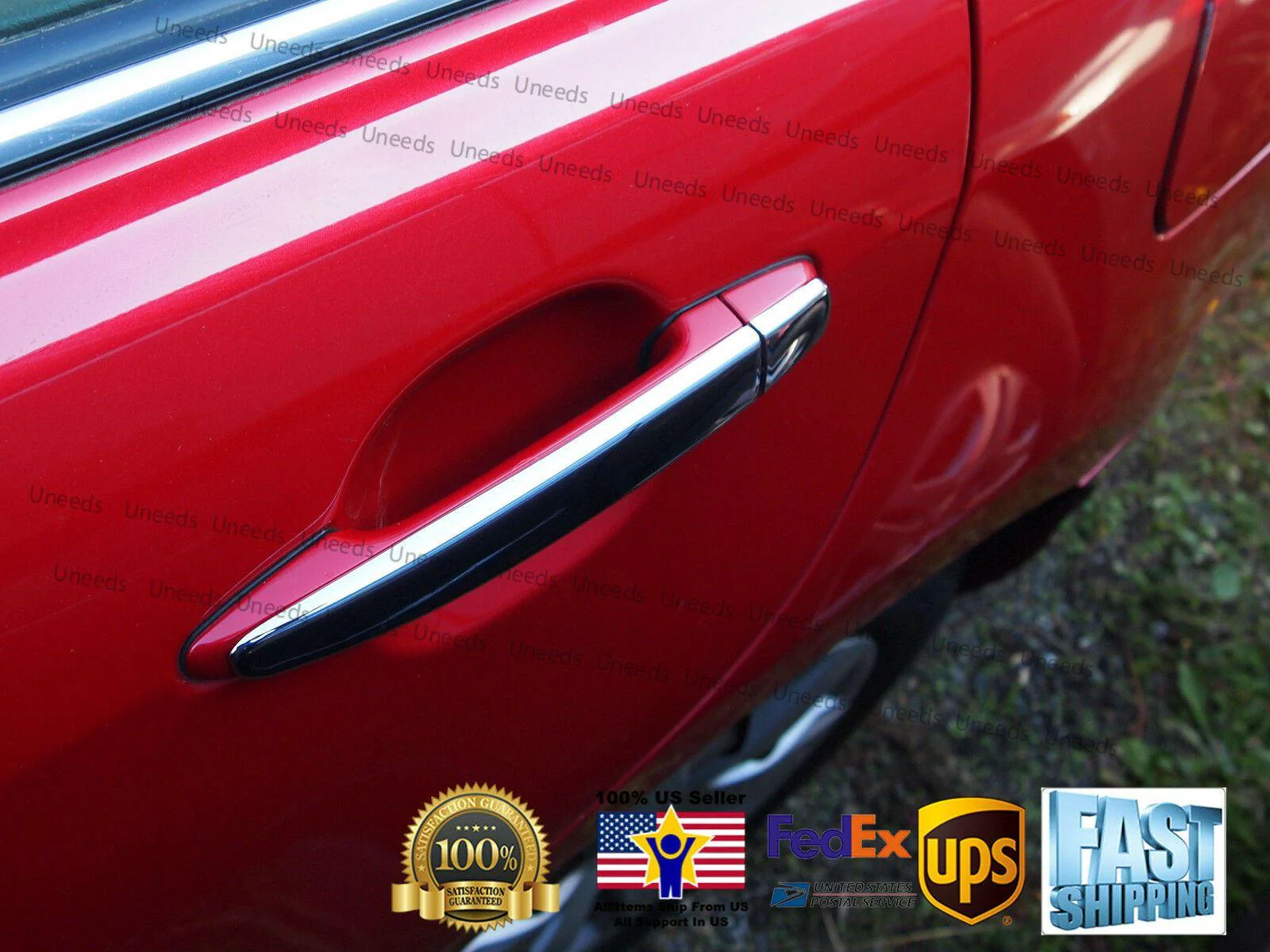 Fit 2007-2011 Toyota Camry Highlander Door Handle Cover Trims (Mirror Chrome) - Image 5