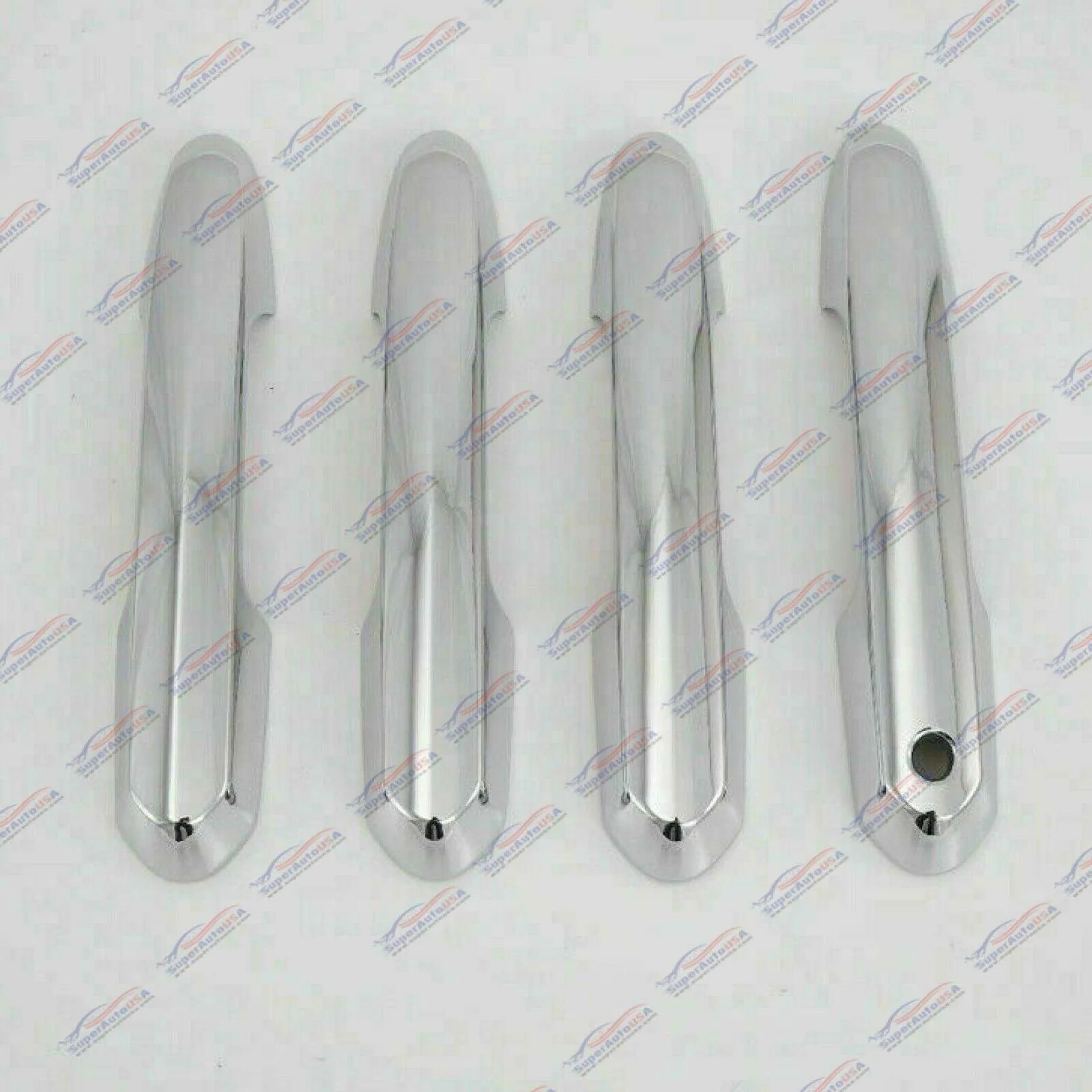 Fit 2019-2020 Toyota RAV4 Driver Passenger Side Door Handle Covers Trim (Mirror Chrome) - Image 4