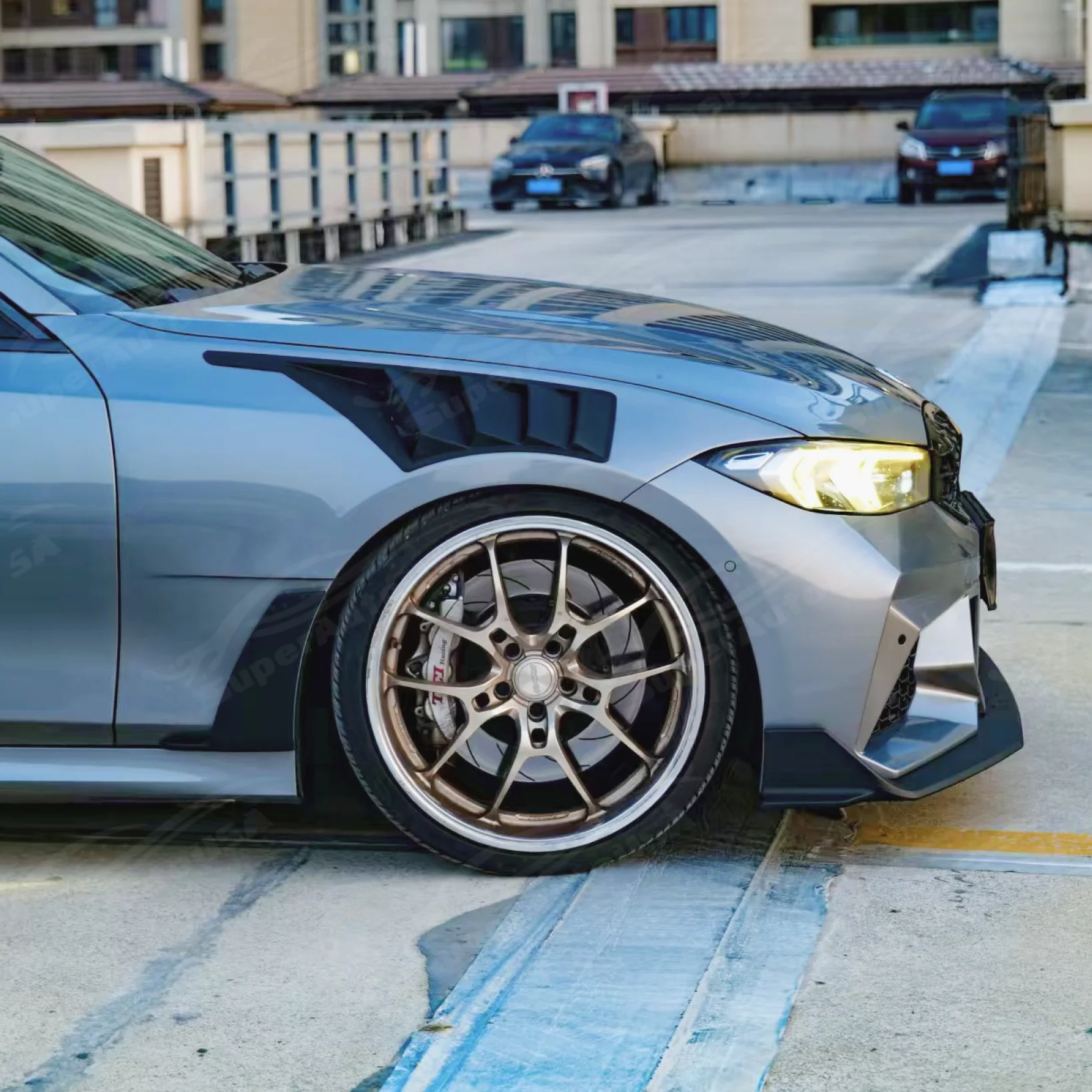 [Pre-Order] For 2019-22 BMW G20 3 Series VTEN Fender and Bumper Set - Image 4