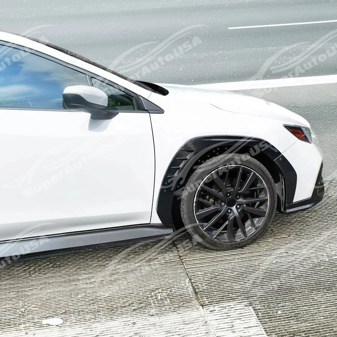[Pre-Order] 2022-2026 Subaru WRX VB Real Carbon Fiber - Front Bumper Fender Flares (2pc) - Image 6
