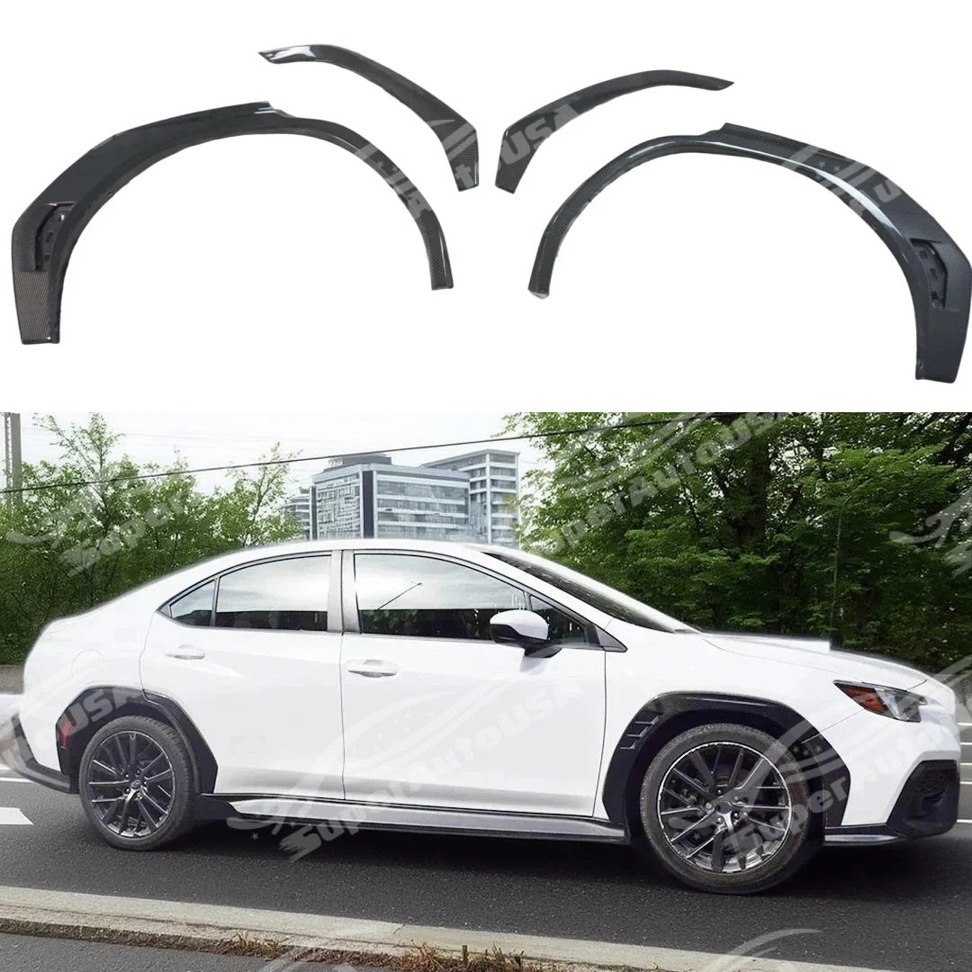 [Pre-Order] 2022-2026 Subaru WRX VB Real Carbon Fiber - Rear Fender Flares (4pc)