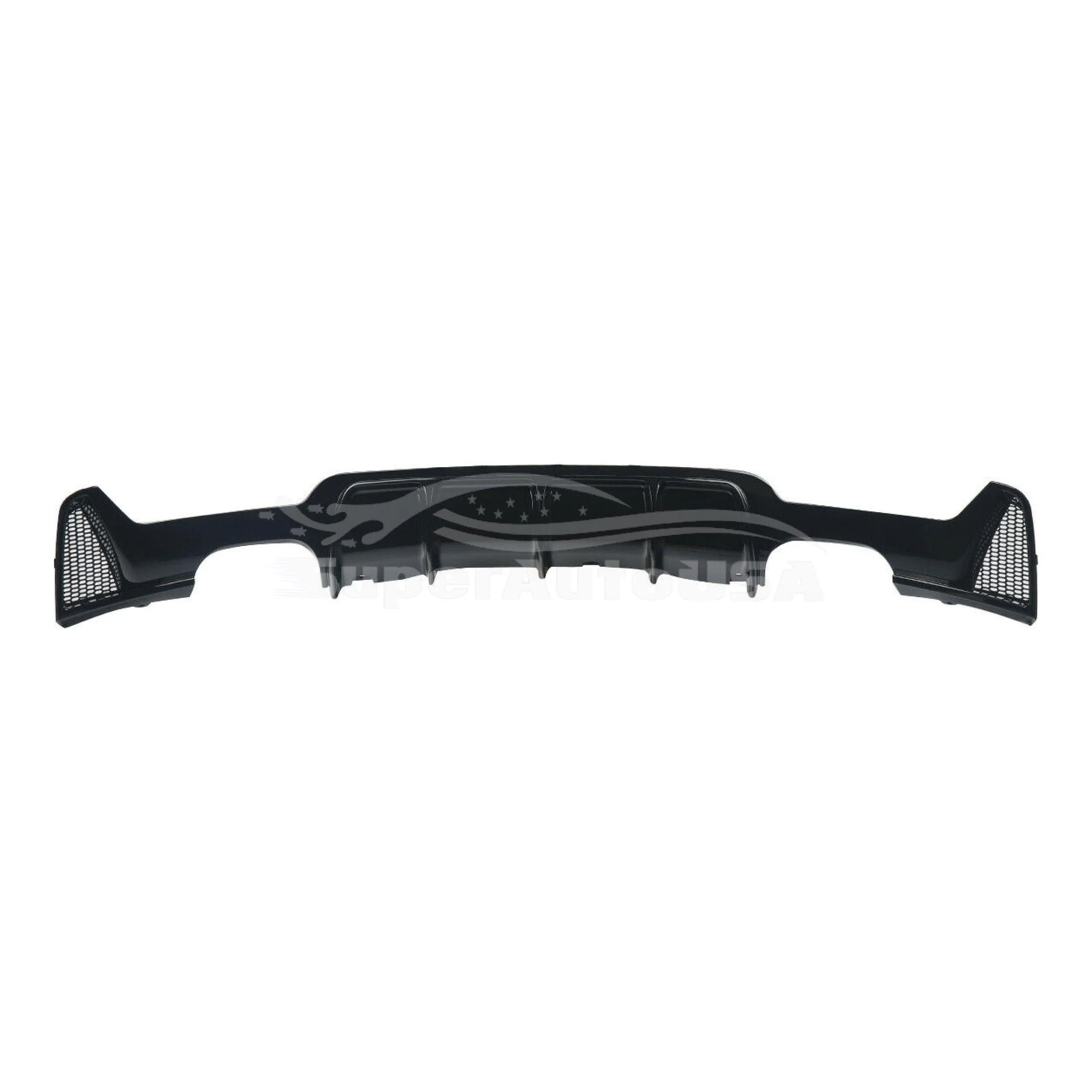 Fits 2014-2020 BMW F32 435i 440i xDrive 4 Series M Sport Rear Bumper Diffuser Quad Exhaust Dual Outlet - Image 3