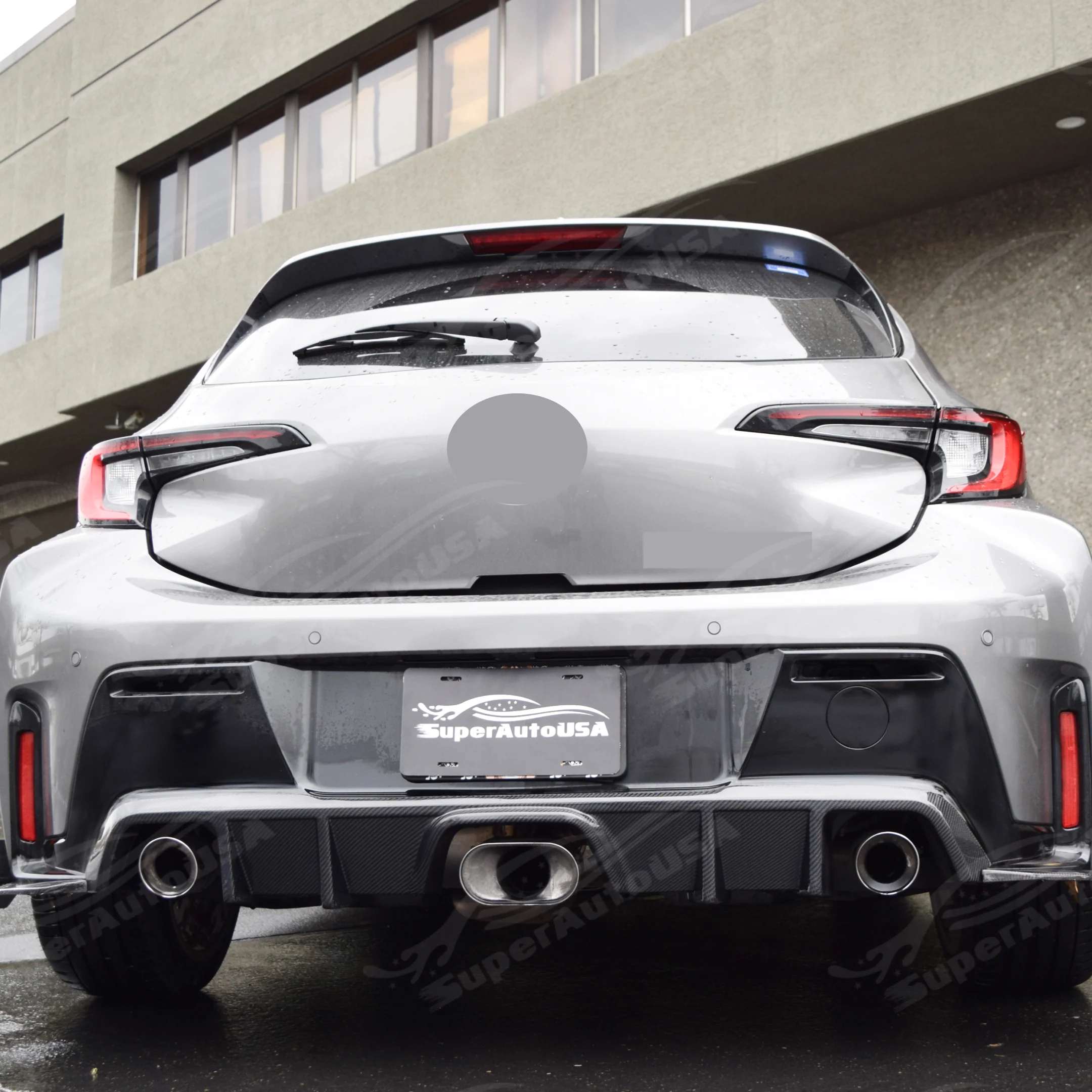 2023-2026 Toyota GR Corolla - Carbon Fiber GRC Style Rear Diffuser - Image 7