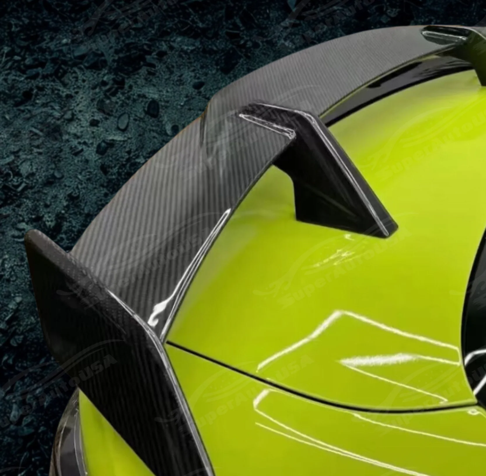 Real Carbon Fiber Rear Trunk Wing Spoiler Fits 2021-2025 BMW 4 Series G22 G26 G82 M4 - Image 6