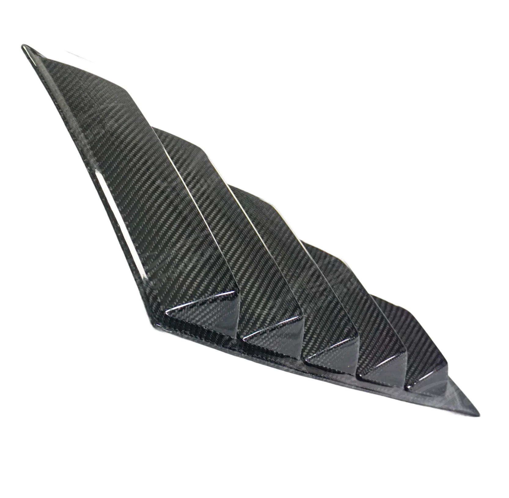 Real Carbon Fiber Side Quarter Window Louver For Ford Mustang 24-25 - Image 7