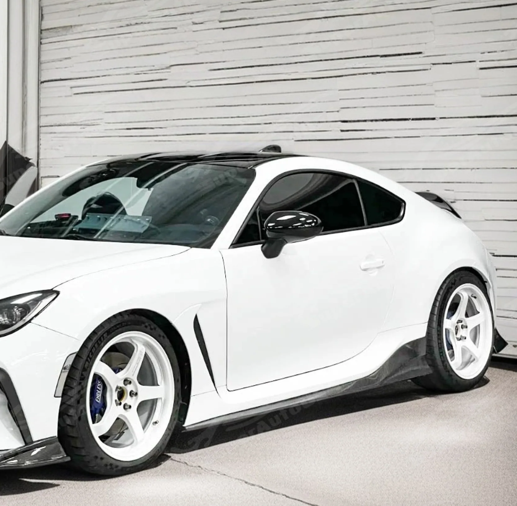 2022-2026 Toyota GR86 / Subaru BRZ - Carbon Fiber VR Style Side Skirts - Image 3