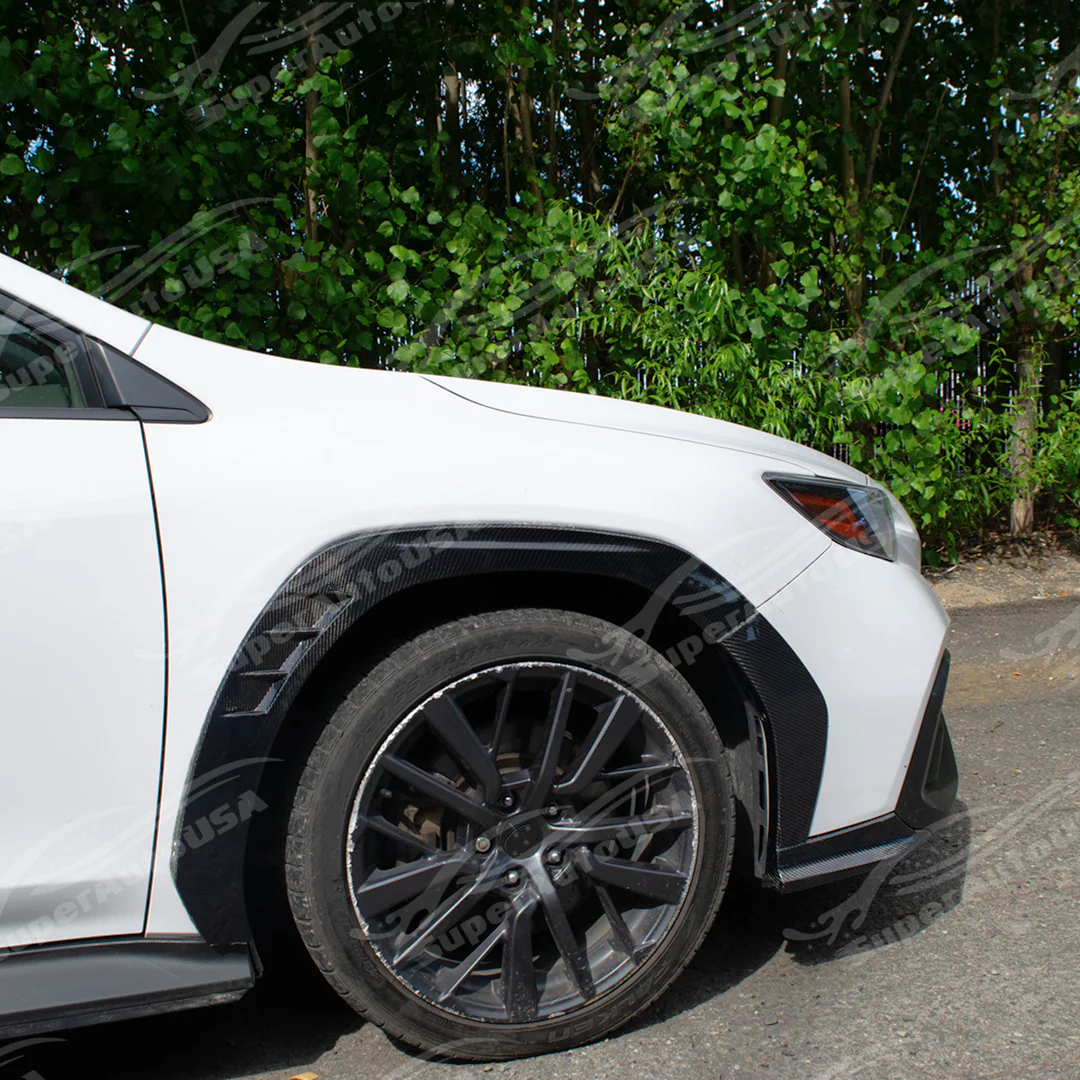 [Pre-Order] 2022-2026 Subaru WRX VB Real Carbon Fiber - Fender Flares Whole Set (8pc) - Image 8