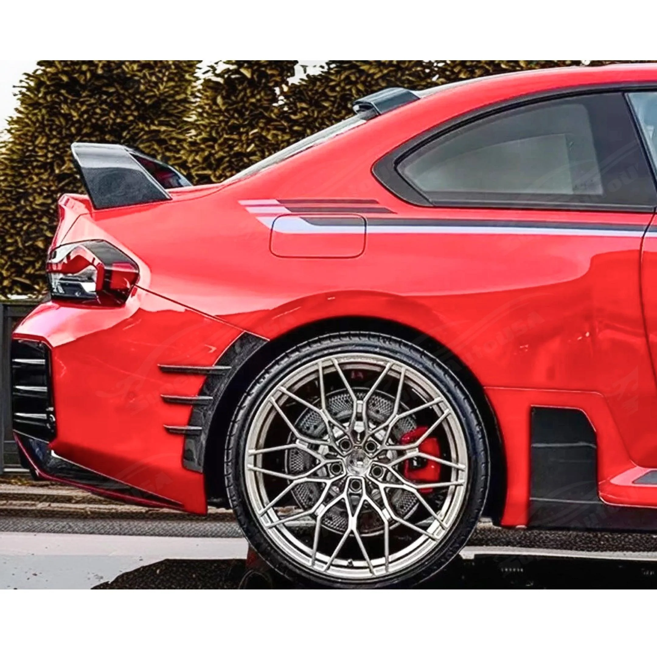 High Kick Rear Trunk Lip Spoiler Wing Fits 2023-2025 BMW M2 G87 - Image 11