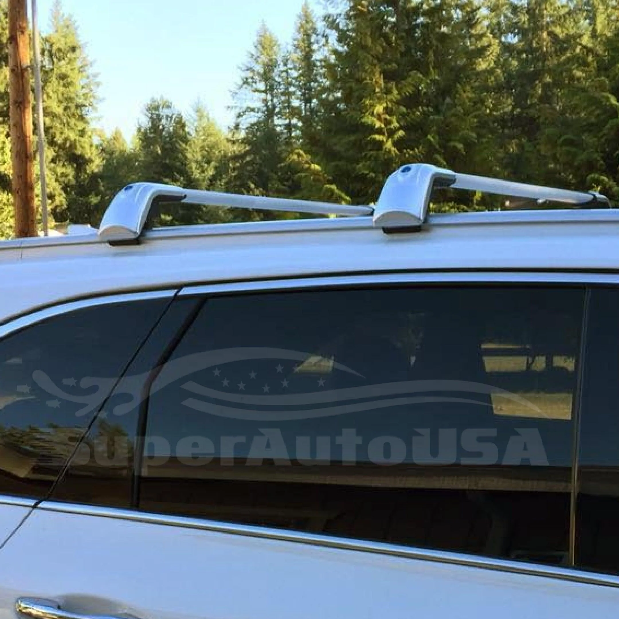 For SPORTAGE 2016-2018 Baggage Luggage Cross Bar Crossbar Sliver Top Roof Rack - Image 2