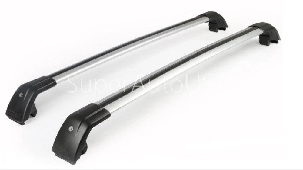 Fit 2010-2021 BMW X1 Black and sliver Baggage Luggage Cross Bar Crossbar - Image 5