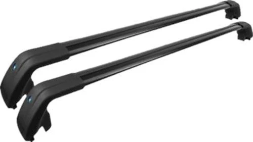 For Hyundai Kona 2018-2021 Top Roof Rack Sliver Baggage Luggage Cross Bar Crossbar (Black) - Image 2