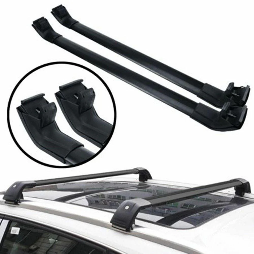 Fit 2016-2019 MINI CLUBMAN Black Baggage Luggage Cross Bar - Image 4