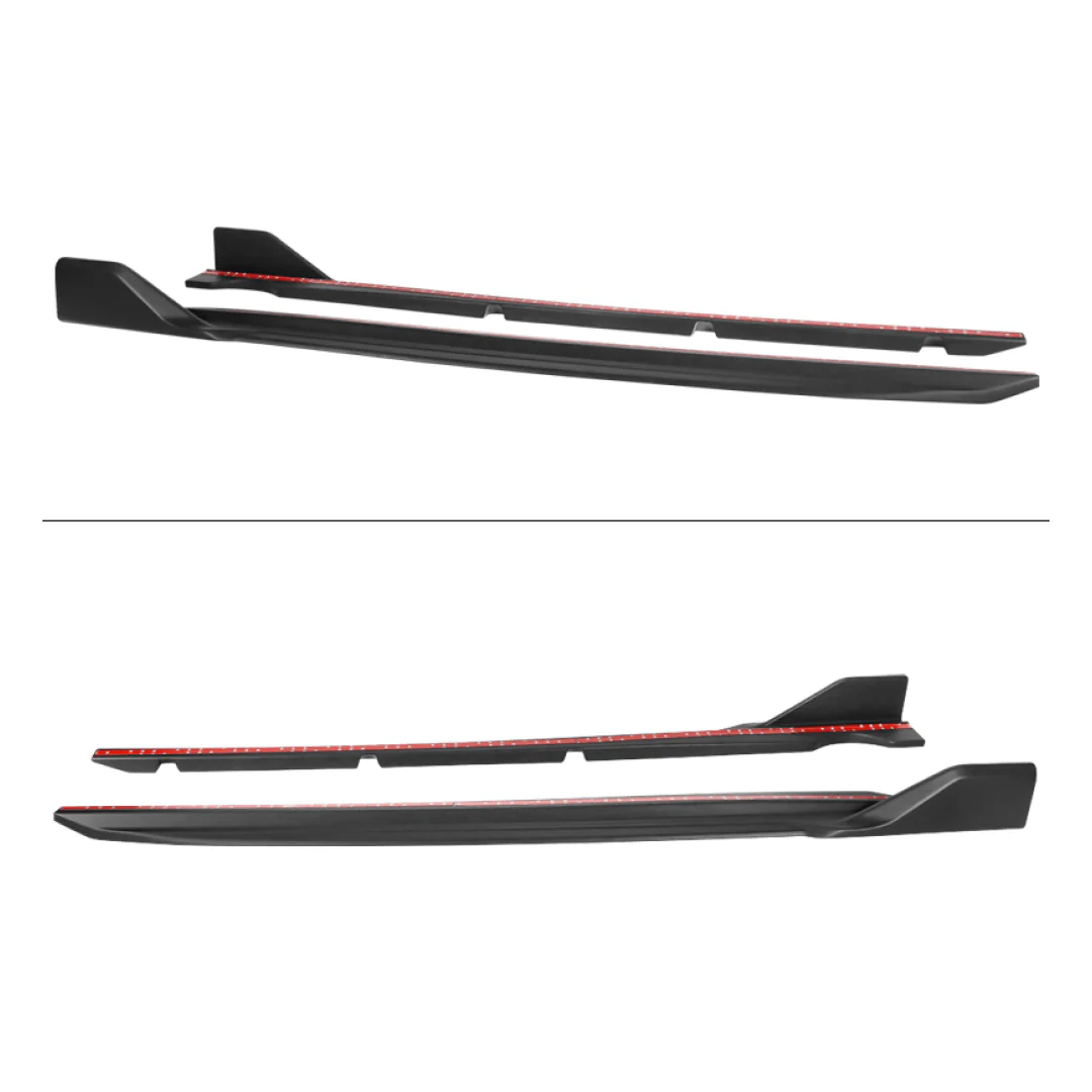 Body Side Skirts Lip Splitter ABS Glossy Black Fits BMW G05 X5 M Sport 2019-2024 - Image 3
