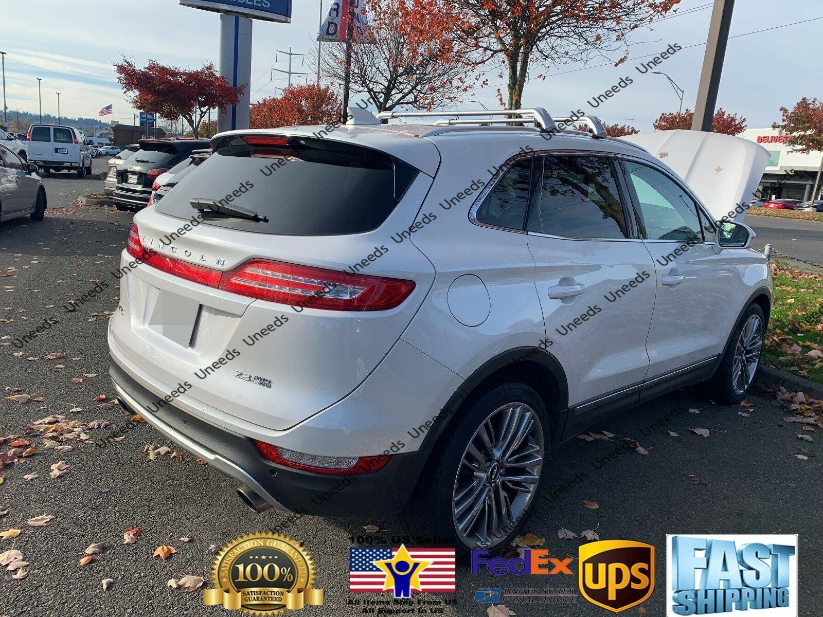 Fit 2014-2019 LINCOLN MKC Silver Baggage Luggage Cross Bar - Image 6
