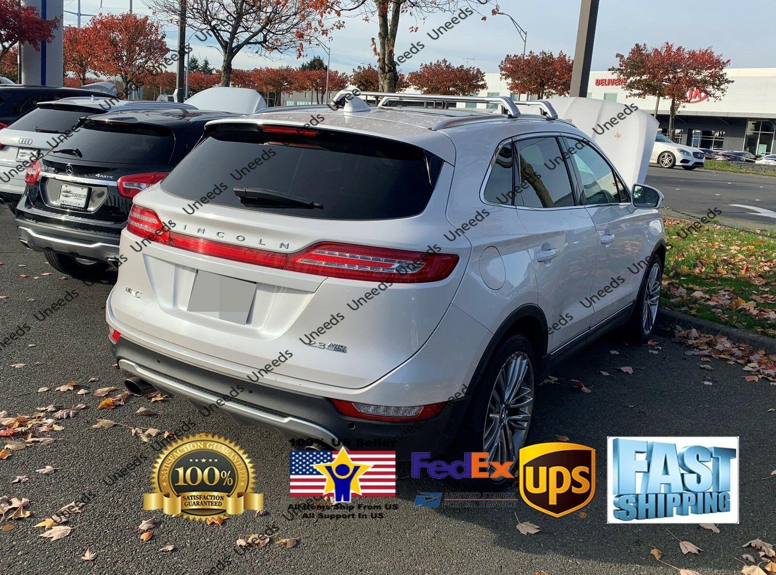 Fit 2014-2019 LINCOLN MKC Silver Baggage Luggage Cross Bar - Image 8