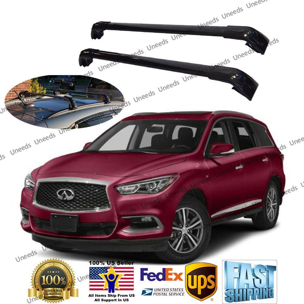 Roof Rack Cross Bar - Premium Black | Fits INFINITI QX60  (2014-2020) - Image 2