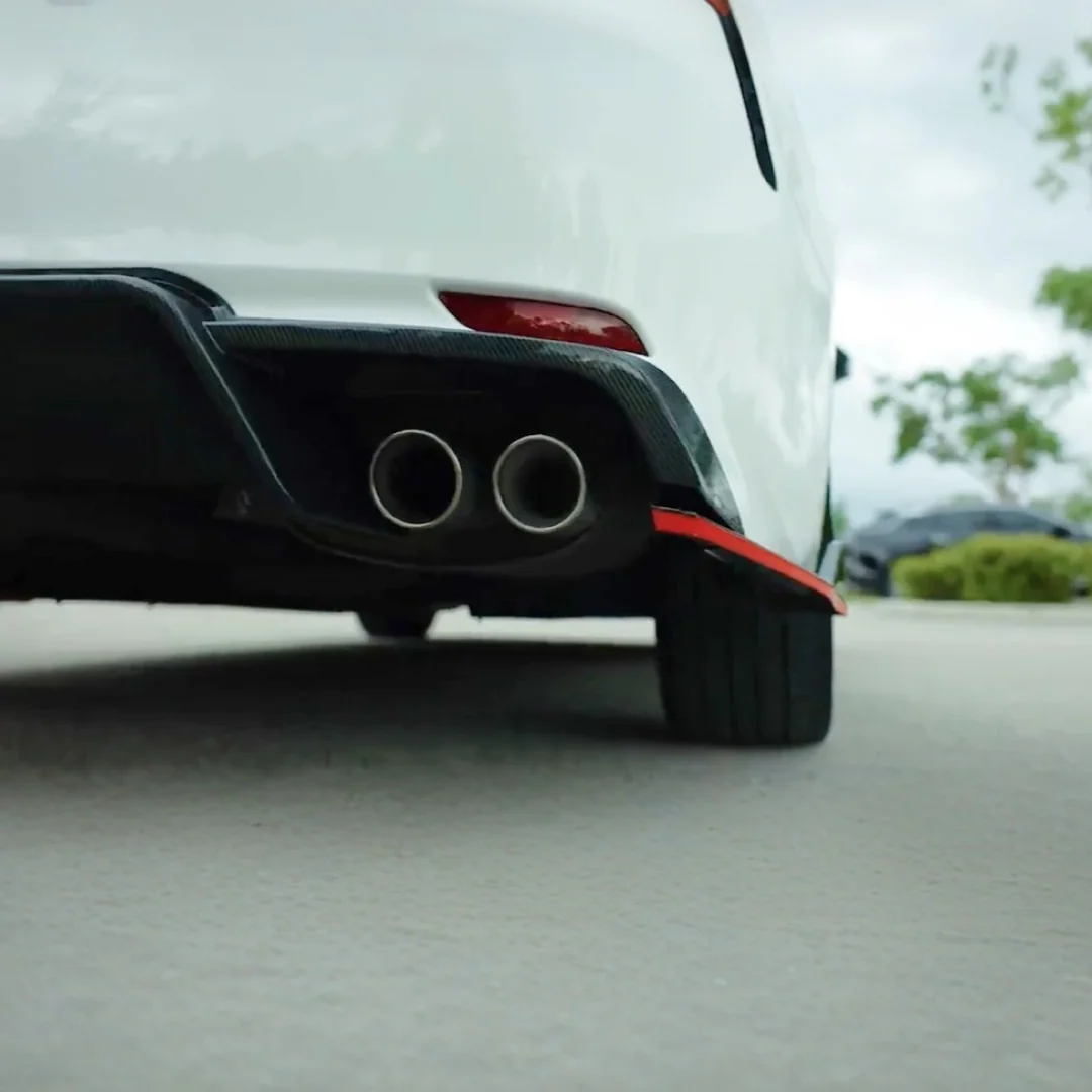 TRD Style Rear Diffuser Bumper lip Spoiler Body Splitter & Rear corner splitters Fits Toyota Camry 2018-2024 - Image 8