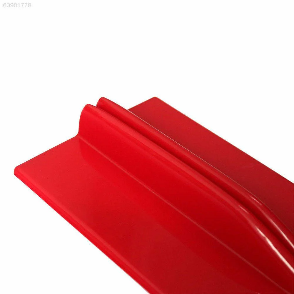 Universal Red Side Skirt Rocker Splitters Spoiler Canard Diffuser Winglet Wings - Image 4