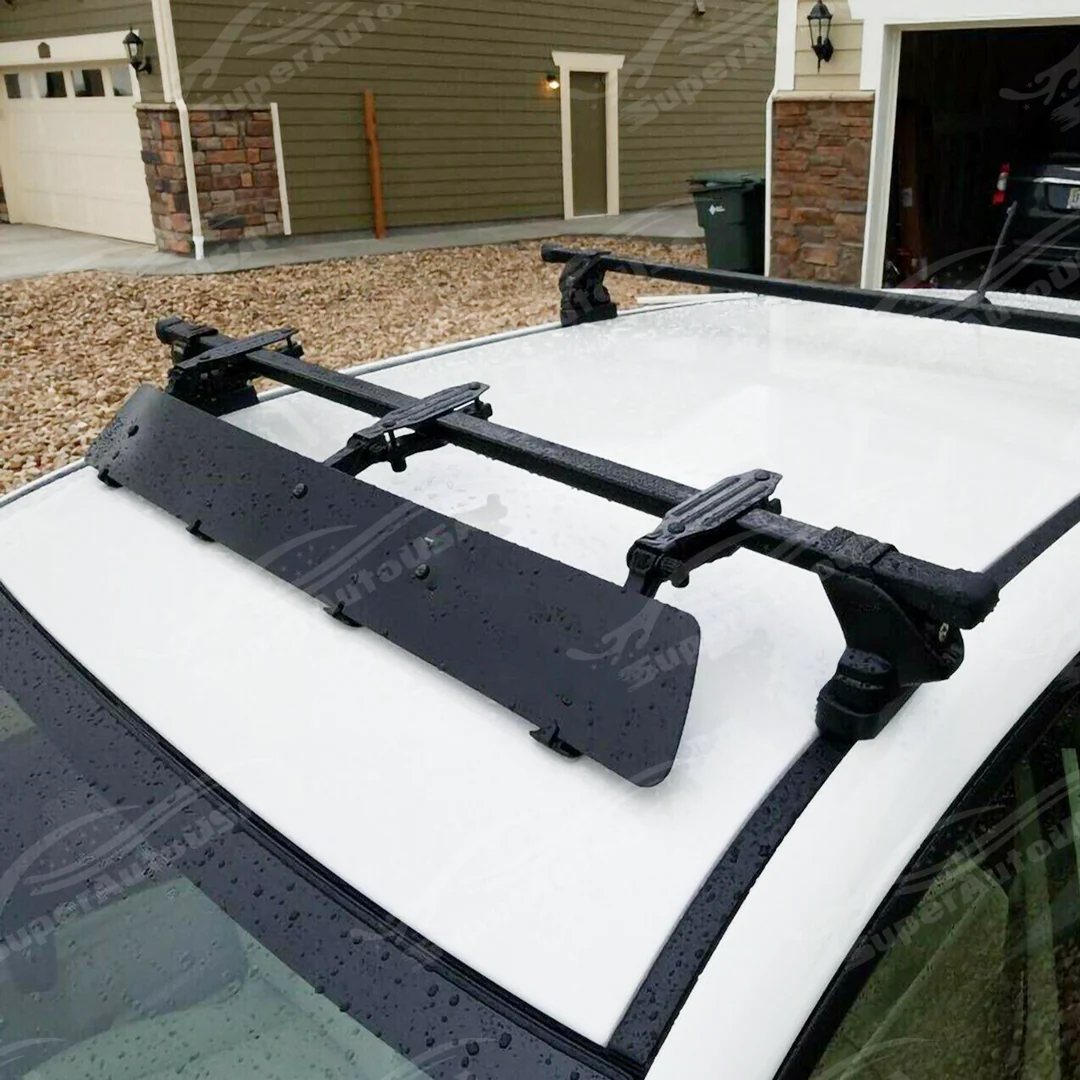 Universally Mount Fit Rooftop 43" CrossBar Wind Fairing Air Deflector Kit - Image 5