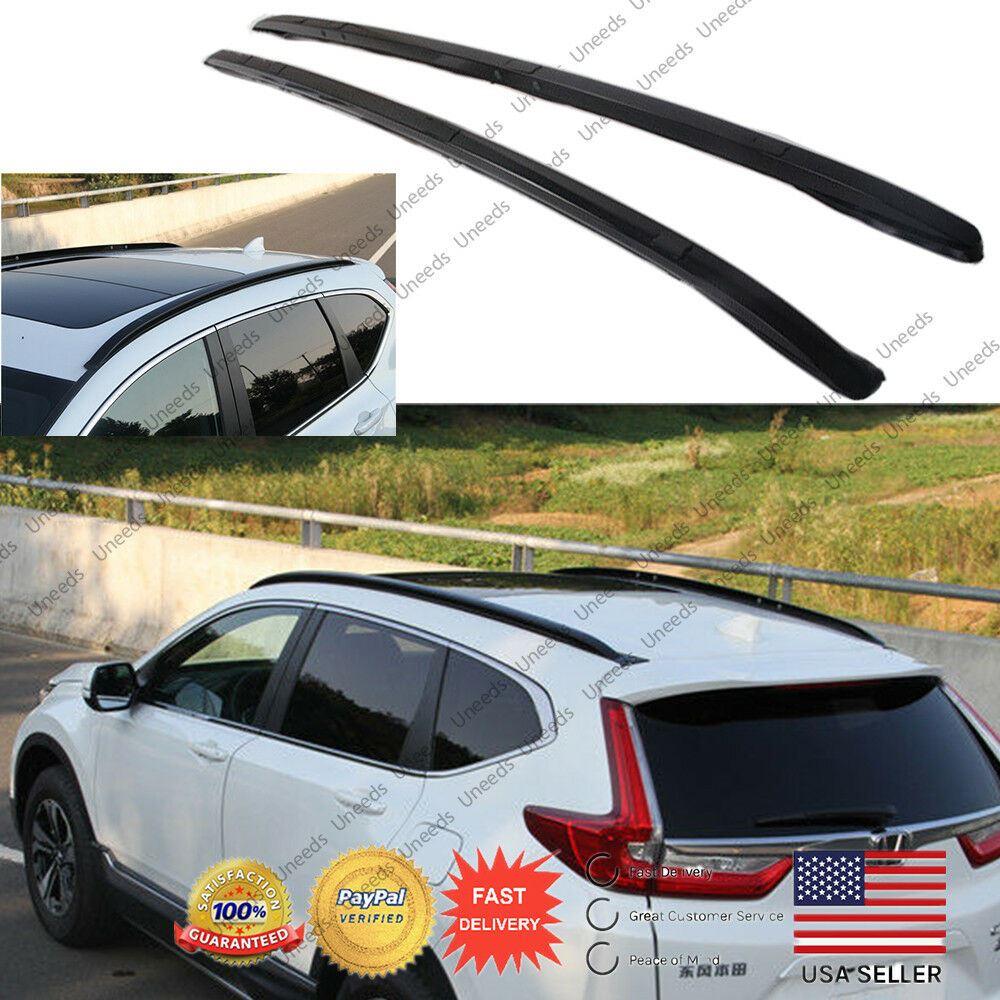 Roof Rail Side Rack - Black Aluminum | Fits HONDA CR-V (2017-2022) - Image 2