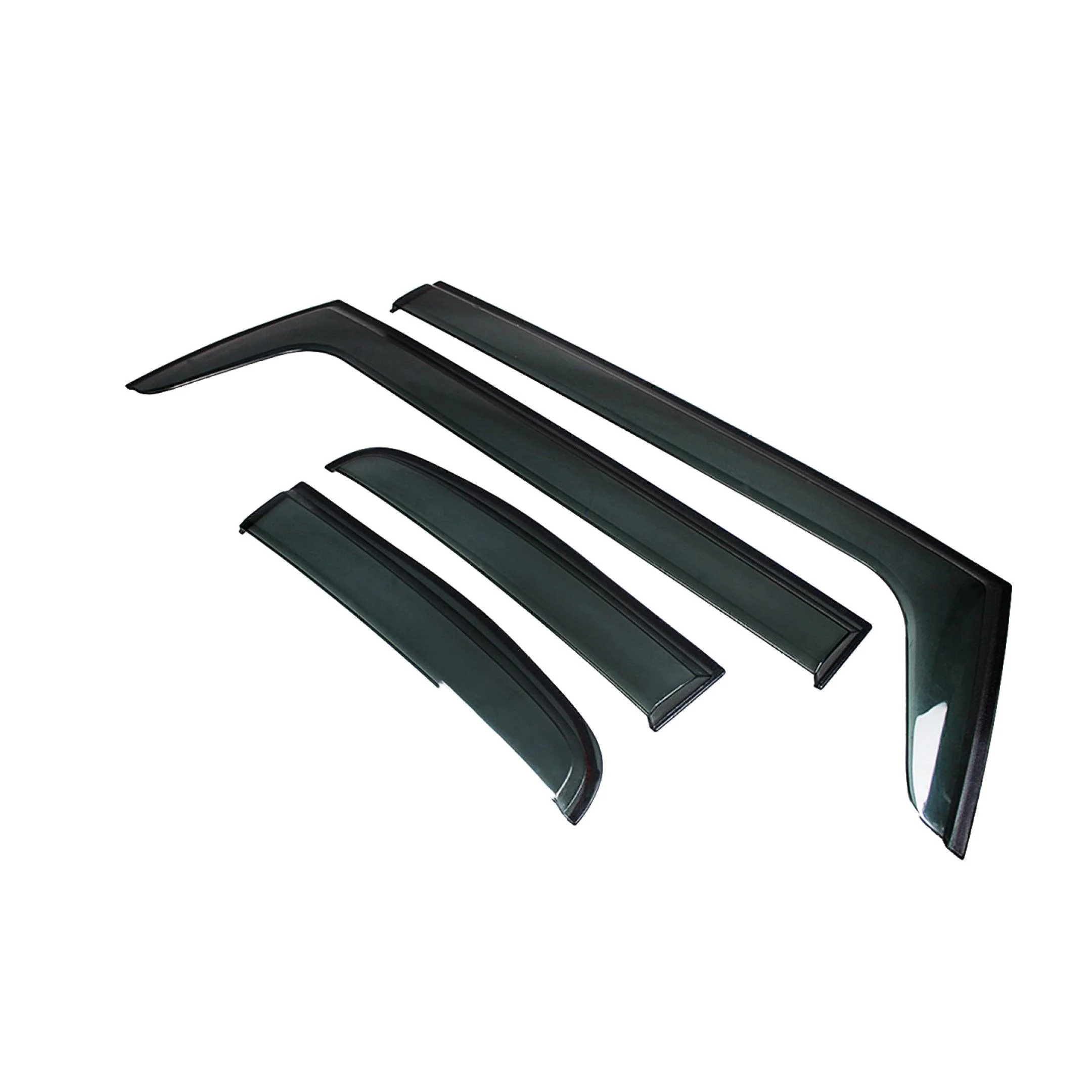Fit 2007-2014 Toyota FJ Cruiser Out-Channel Vent Window Visors Rain Sun Wind Guards Shade Deflectors - Image 4