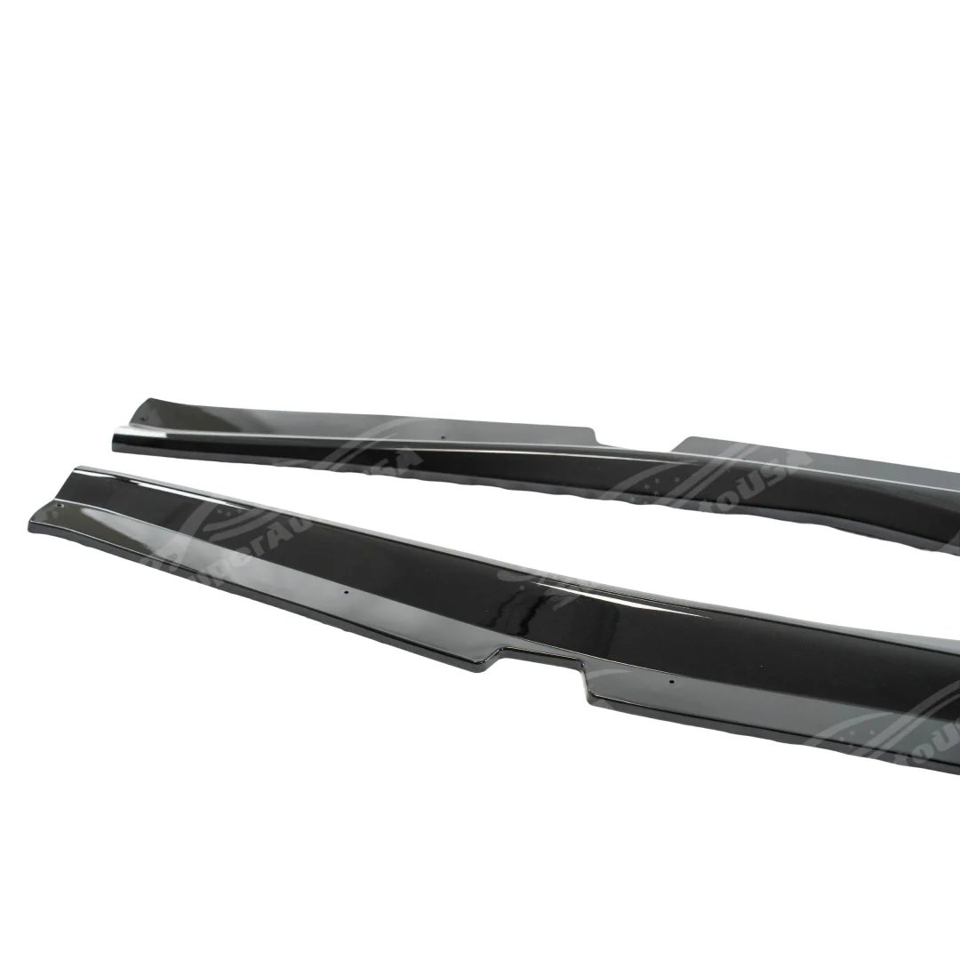Z06 Style Carbon Fiber Print/Gloss Black Side Skirt Rocker Panels For 2014-2019 Chevrolet Corvette C7 - Image 21