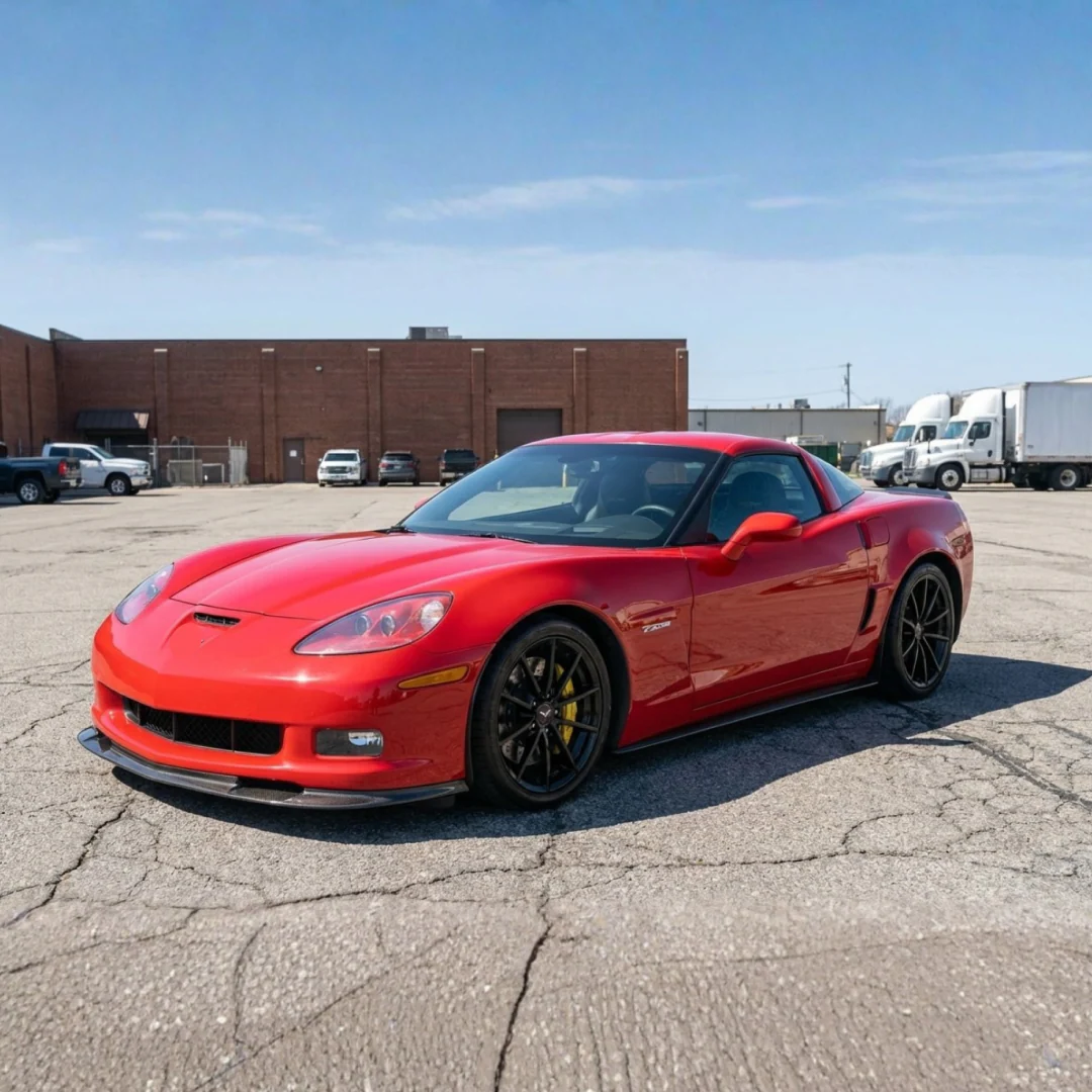 ZR1 Style Front Bumper Lip Splitter For 2005-13 Chevy Corvette C6 - Image 2
